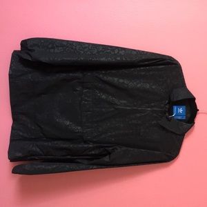 Black Adidas collared pull over